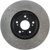 StopTech 128.40062R Sport Cross-Drilled Disc Brake Rotor Fits 04-08 TL