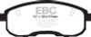 EBC Brakes DP41752R Yellowstuff Street And Track Brake Pads Fits I30 Maxima