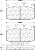 StopTech 308.03310 StopTech Street Brake Pads Fits 86-95 RX-7