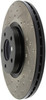 StopTech 127.45078R Sport Cross-Drilled And Slotted Disc Brake Rotor Fits 3