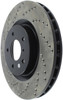 StopTech 128.42076R Sport Cross-Drilled Disc Brake Rotor Fits 03-08 350Z G35