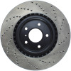 StopTech 128.42076R Sport Cross-Drilled Disc Brake Rotor Fits 03-08 350Z G35