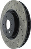 StopTech 128.42076R Sport Cross-Drilled Disc Brake Rotor Fits 03-08 350Z G35
