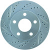 StopTech 227.62057R Select Sport Cross-Drilled And Slotted Disc Brake Rotor