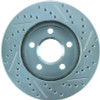 StopTech 227.62057R Select Sport Cross-Drilled And Slotted Disc Brake Rotor