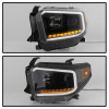 Spyder Auto 9043031 DRL LED Light Bar Projector Headlights Fits 14-18 Tundra