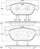 StopTech 308.15490 StopTech Street Brake Pads