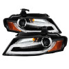 Spyder Auto 5080752 DRL LED Projector Headlights Fits 09-12 A4