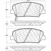StopTech 308.14130 StopTech Street Brake Pads Fits 10-16 Genesis Coupe Optima