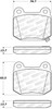 StopTech 309.09611 Sport Disc Brake Pad Set Fits 03-06 Lancer
