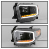 Spyder Auto 9043024 DRL LED Light Bar Projector Headlights Fits 14-18 Tundra