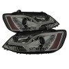 Spyder Auto 5073655 DRL LED Projector Headlights Fits 11-14 Jetta