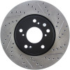 StopTech 127.40086L Sport Cross-Drilled And Slotted Disc Brake Rotor Fits Accord