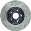 StopTech 127.40086L Sport Cross-Drilled And Slotted Disc Brake Rotor Fits Accord