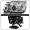 Spyder Auto 5012265 Halo LED Projector Headlights Fits 99-05 Jetta