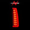 ANZO For 1999-2000 Cadillac Escalade LED Taillights Chrome Housing Red/Clear Lens Pair