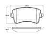 StopTech 308.13860 StopTech Street Brake Pads