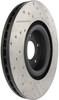 StopTech 127.33087R Sport Cross-Drilled And Slotted Disc Brake Rotor Fits S4
