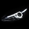Anzo USA 121523 Projector Headlight Set w/Halo Fits 14-17 3 3 Sport