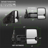 Spyder Auto 9936708 XTune Door Mirror Set