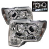 Spyder Auto 5010247 Halo LED Projector Headlights Fits 09-14 F-150