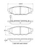 StopTech 308.11140 StopTech Street Brake Pads