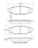 StopTech 308.11140 StopTech Street Brake Pads