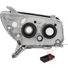 ANZO For 2006-2009 Toyota 4Runner Projector Headlights w/ Halo Chrome