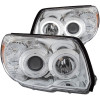 ANZO For 2006-2009 Toyota 4Runner Projector Headlights w/ Halo Chrome