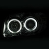ANZO For 2006-2009 Toyota 4Runner Projector Headlights w/ Halo Chrome