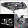 Spyder Auto 5070241 DRL LED Projector Headlights Fits 07-10 Elantra