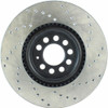 StopTech 128.33062R Sport Cross-Drilled Disc Brake Rotor