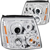 Anzo USA 111143 Projector Headlight Set w/Halo Fits 02-06 Escalade Escalade ESV