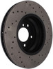 StopTech 128.34093R Sport Cross-Drilled Disc Brake Rotor