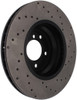 StopTech 128.34093R Sport Cross-Drilled Disc Brake Rotor