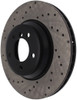 StopTech 128.34093R Sport Cross-Drilled Disc Brake Rotor