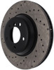StopTech 128.34093R Sport Cross-Drilled Disc Brake Rotor