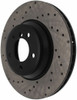 StopTech 128.34093R Sport Cross-Drilled Disc Brake Rotor