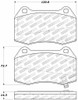 StopTech 309.09600 StopTech Sport Brake Pads Fits 03-08 350Z G35