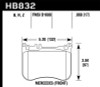 Hawk Performance HB832B.668 HPS 5.0 Disc Brake Pad