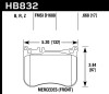 Hawk Performance HB832B.668 HPS 5.0 Disc Brake Pad