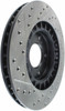 StopTech 127.40048L Sport Cross-Drilled And Slotted Disc Brake Rotor Fits S2000