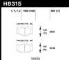 Hawk Performance HB315P.669 SuperDuty Disc Brake Pad Fits 4Runner Pickup Tacoma