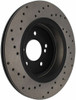 StopTech 128.34054L Sport Cross-Drilled Disc Brake Rotor Fits 00-06 M3 M5