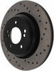 StopTech 128.34054L Sport Cross-Drilled Disc Brake Rotor Fits 00-06 M3 M5