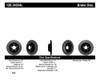 StopTech 128.34054L Sport Cross-Drilled Disc Brake Rotor Fits 00-06 M3 M5
