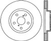 StopTech 126.44069CSL Sport Cryo-Treated Slotted Disc Brake Rotor Fits 91-95 MR2
