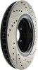 StopTech 127.61112R Sport Cross-Drilled And Slotted Disc Brake Rotor