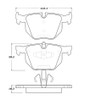 StopTech 308.11700 StopTech Street Brake Pads