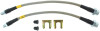 StopTech 950.42510 Stainless Steel Braided Brake Hose Kit Fits 89-93 240SX
